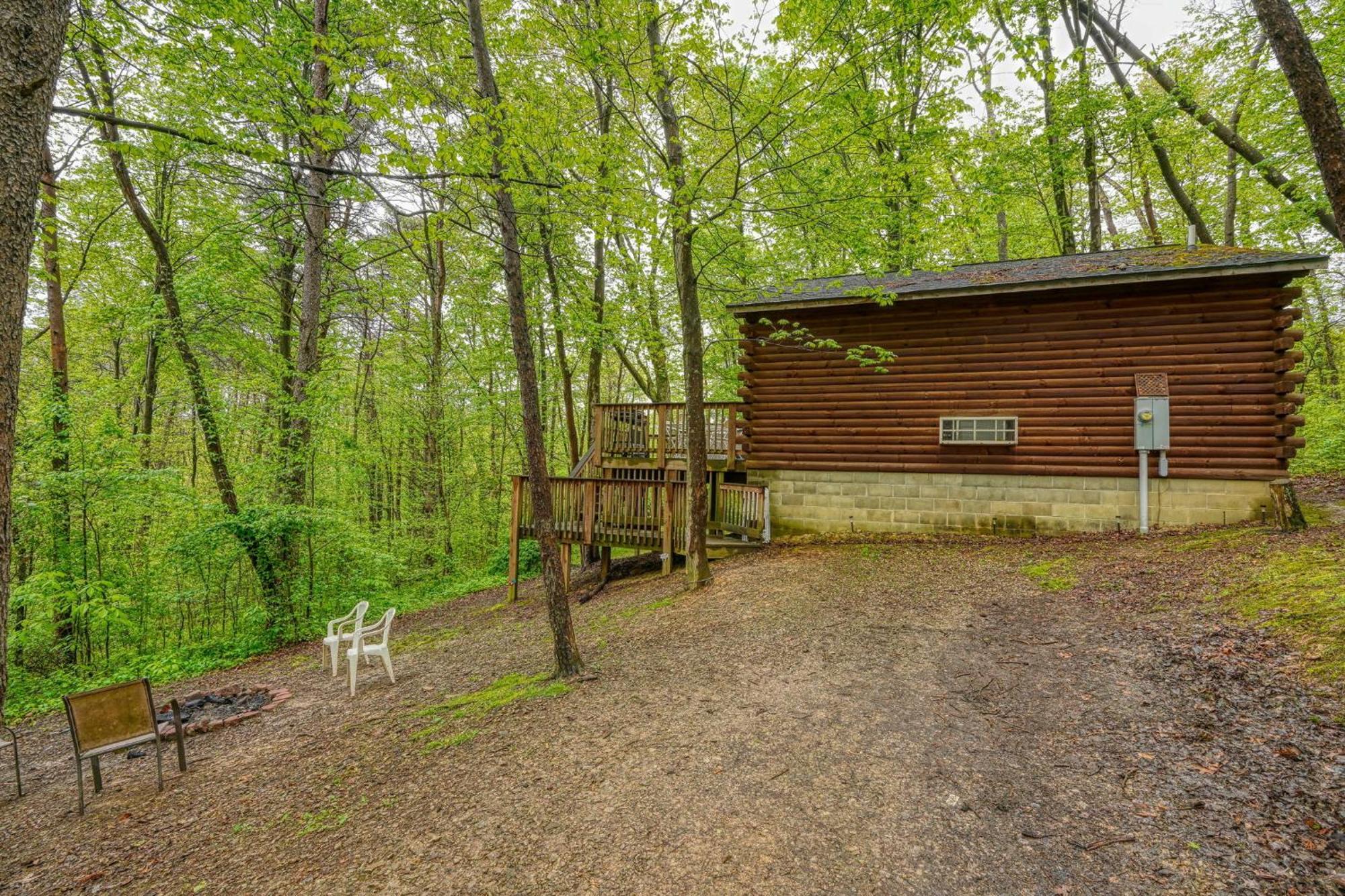 Blue Rose Cabins - Pine Ridge Cabin لوغان المظهر الخارجي الصورة